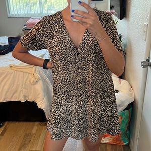 Cheetah mini dress